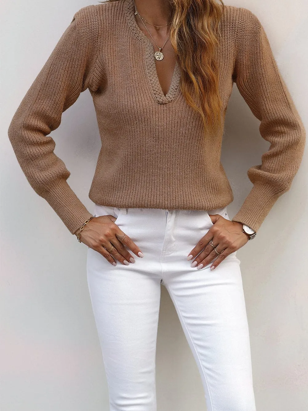 Autumnal Brown Knitwear