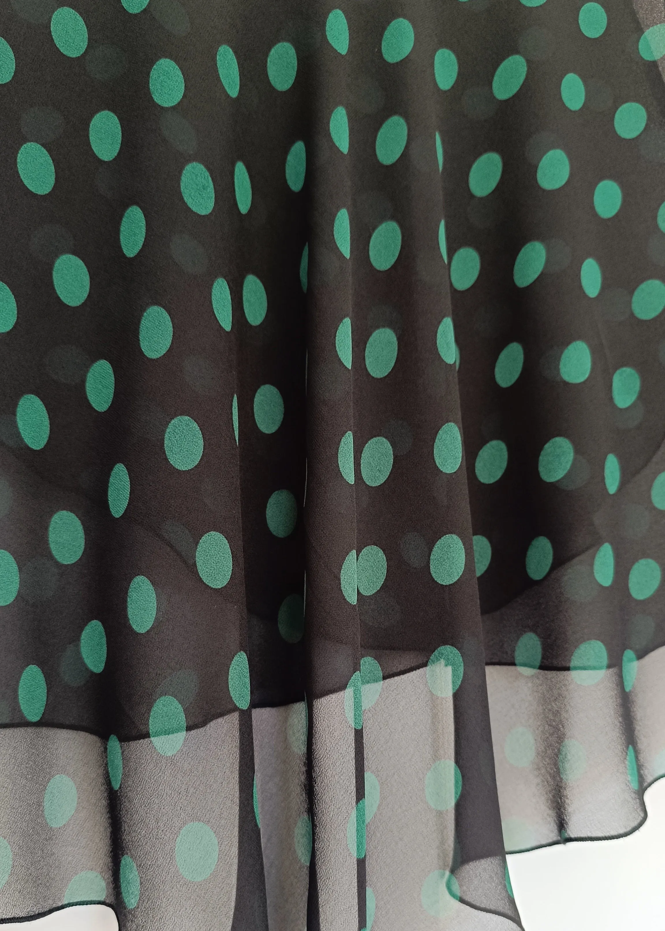 Ballet skirt: Green Polka Dots