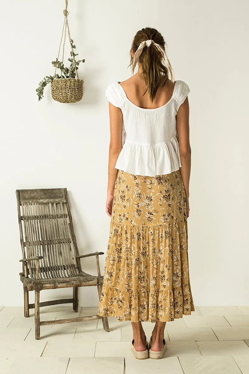 Bird & Kite - Raquel Skirt - Cottage Garden Amber