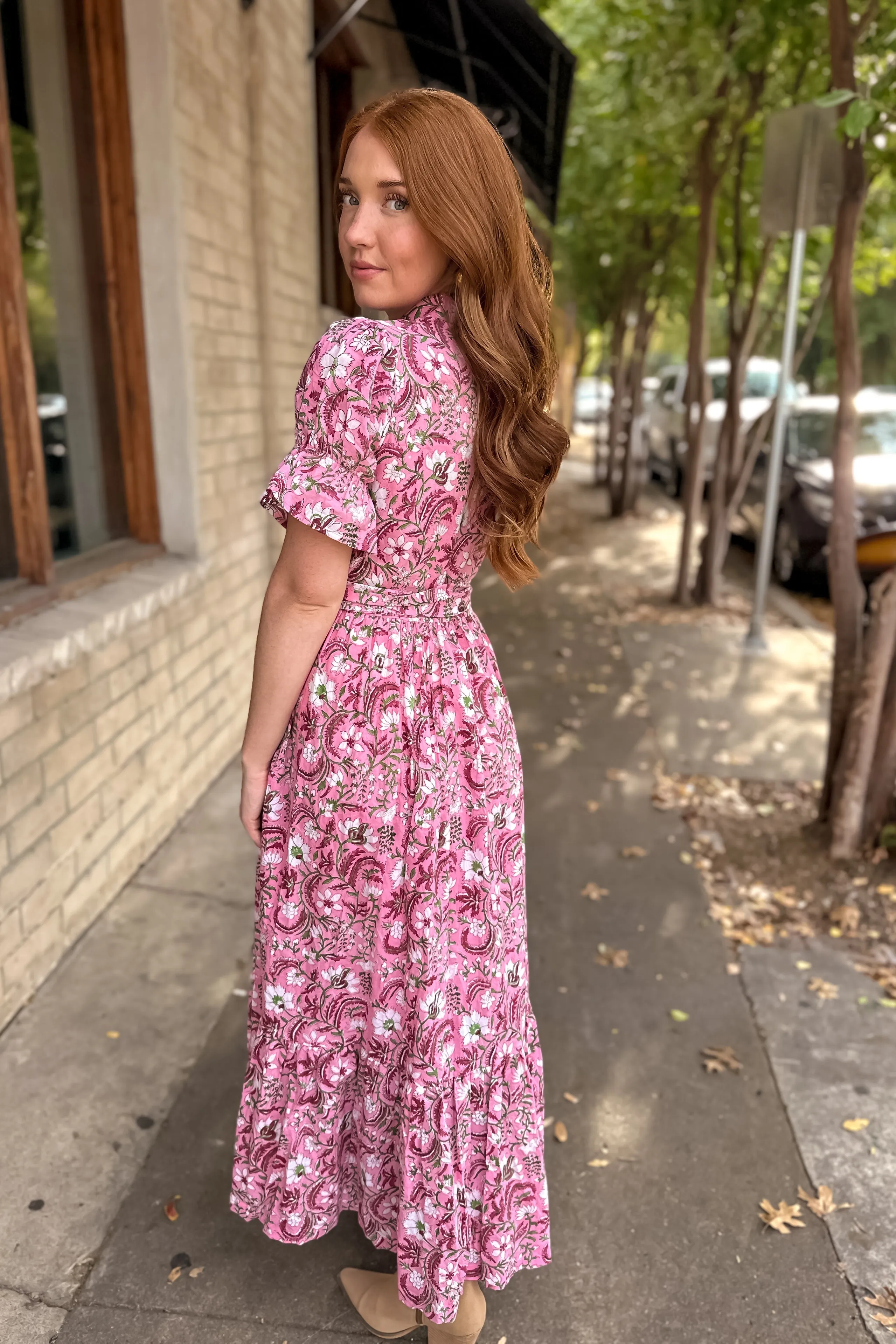 Bohemian Gemme Blair Maxi-Pink Floral