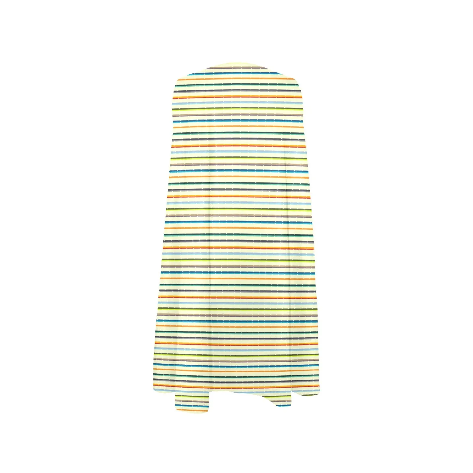 colorful stripes Sleeveless A-Line Pocket Dress