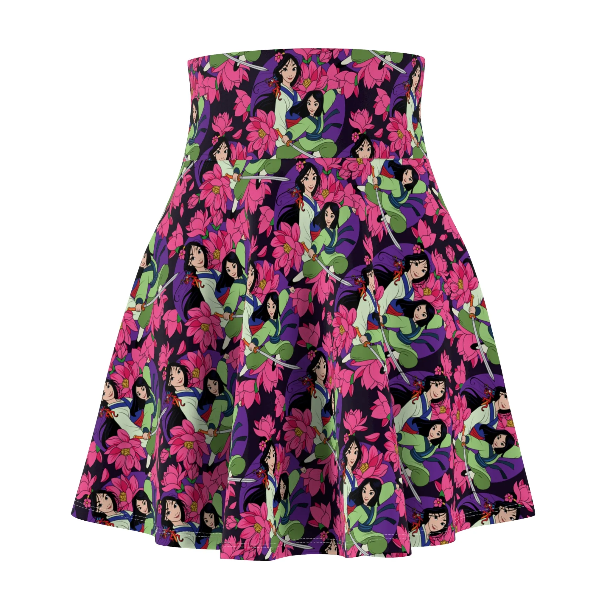 Disney Mulan Blooming Flowers Skater Skirt