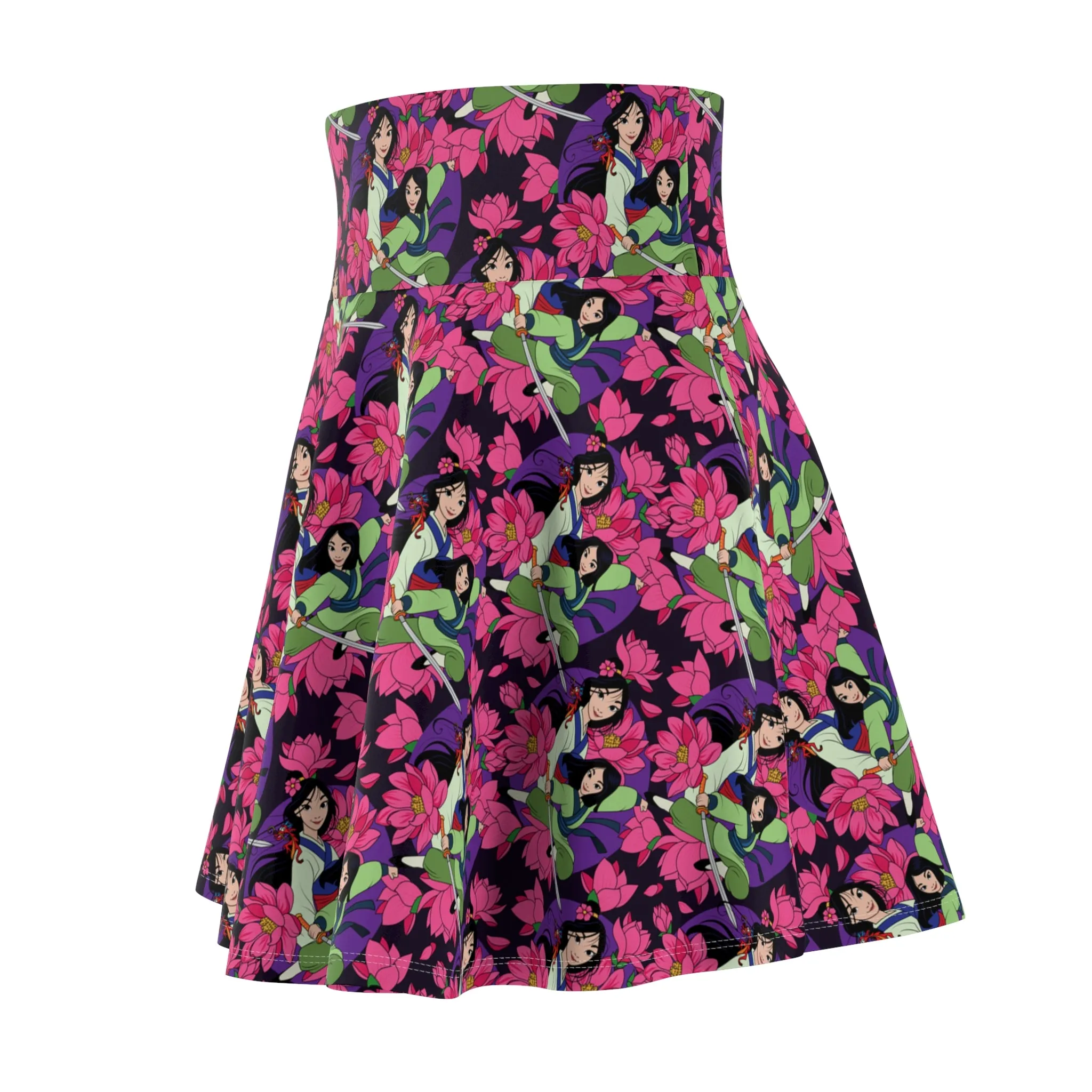 Disney Mulan Blooming Flowers Skater Skirt