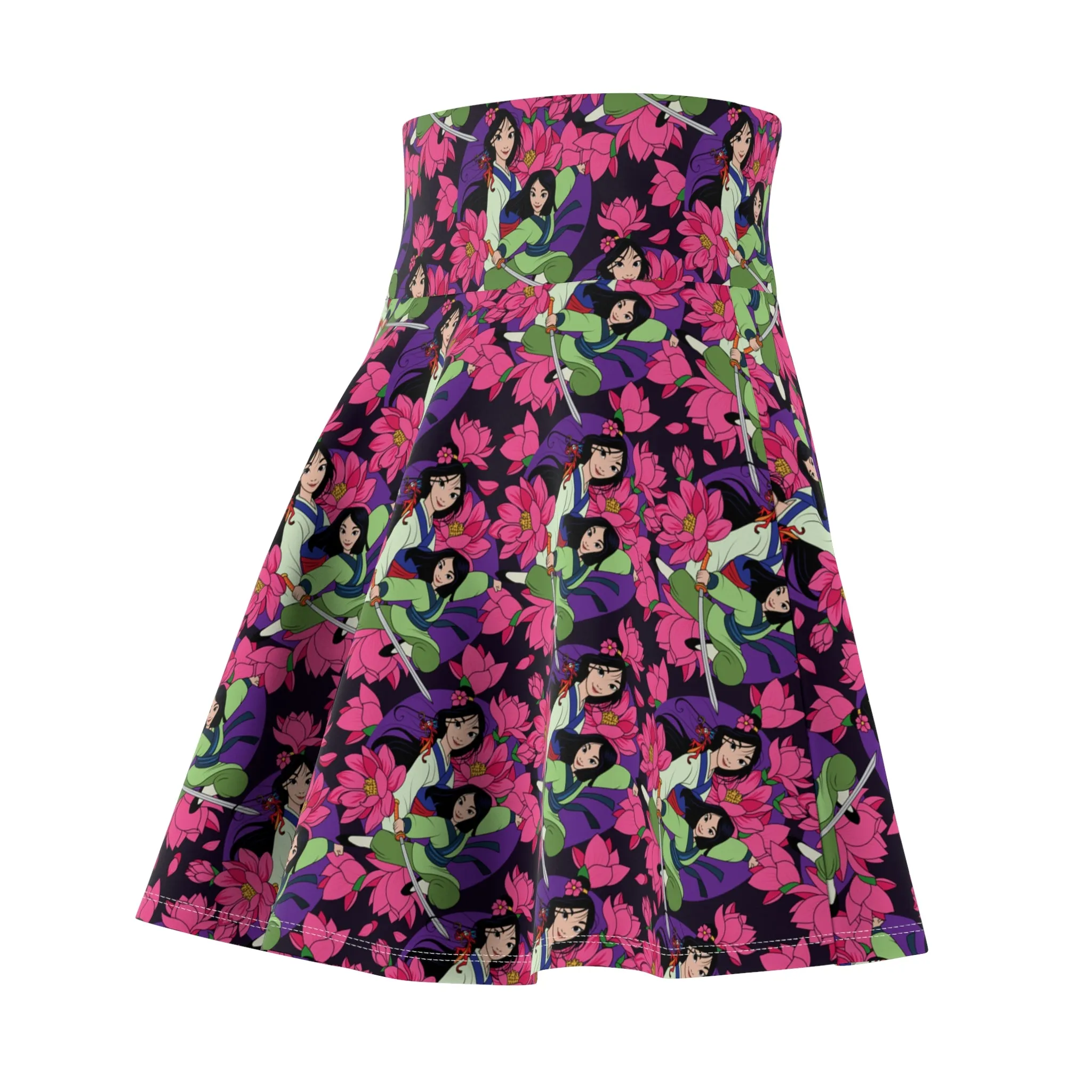 Disney Mulan Blooming Flowers Skater Skirt