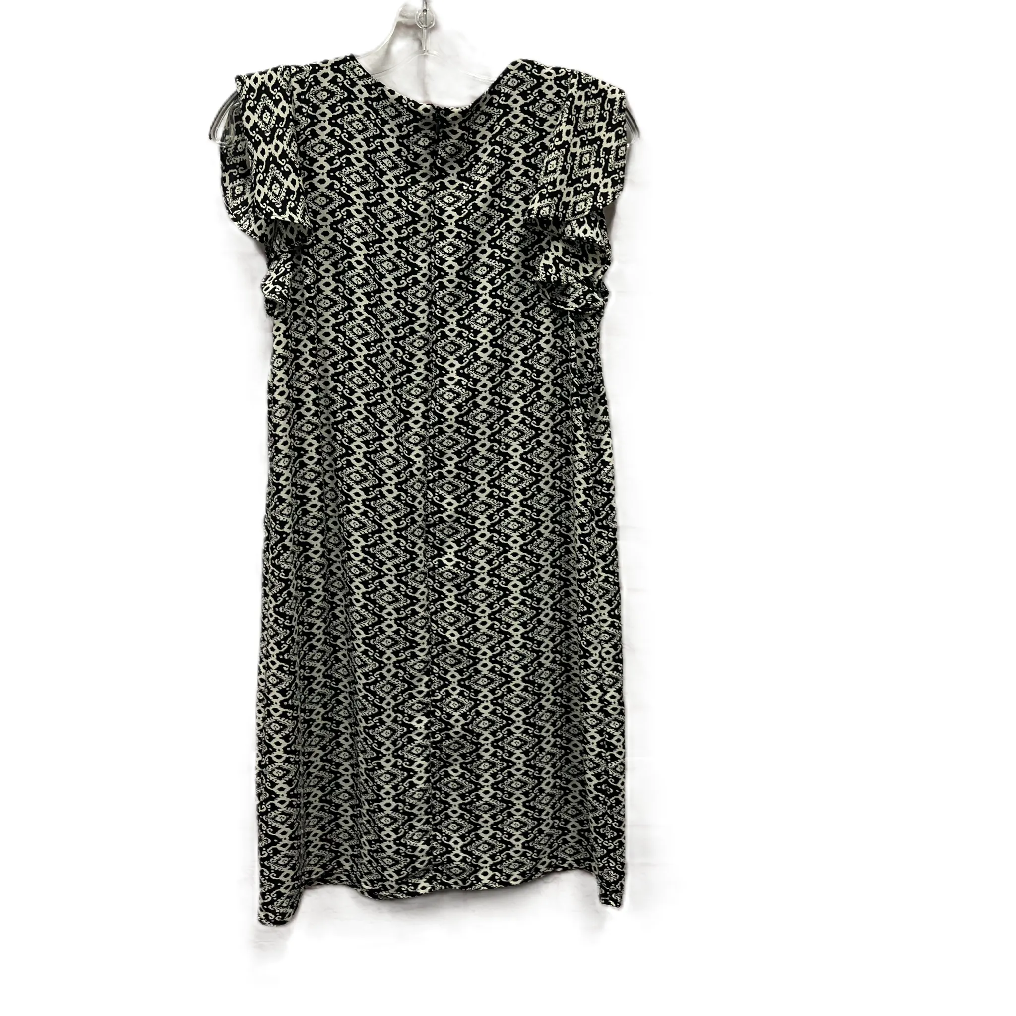 Dress Casual Midi By Maeve In Black & Cream, Size: Xs