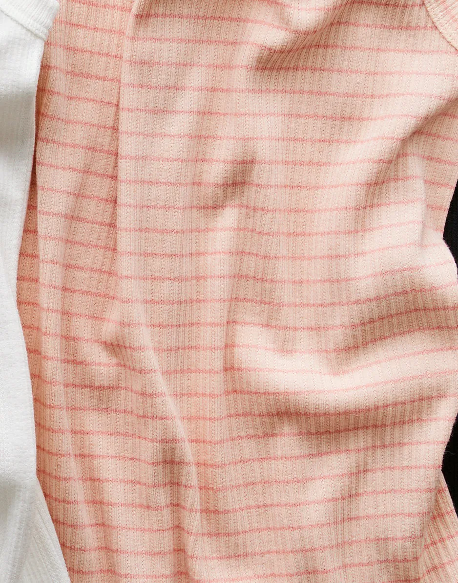 Ever Tank: Peach Stripe