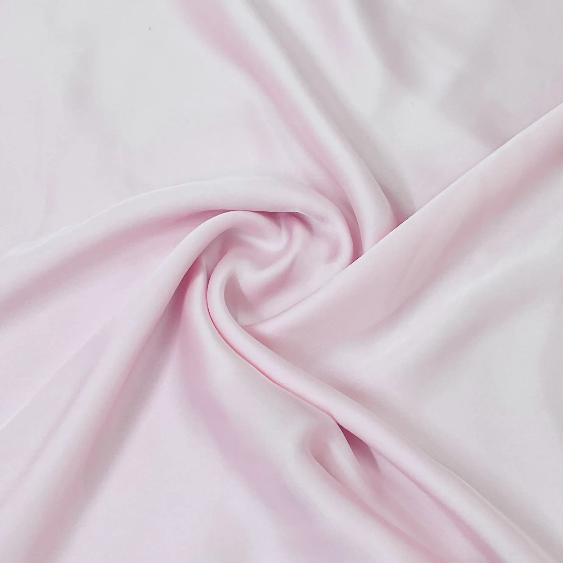 Exclusive Crepe Pink Solid Georgette Satin Fabric