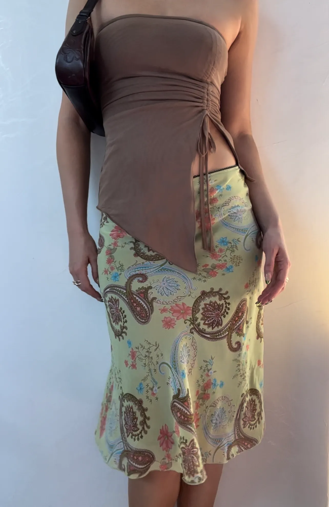 Fairy Green Paisley Skirt