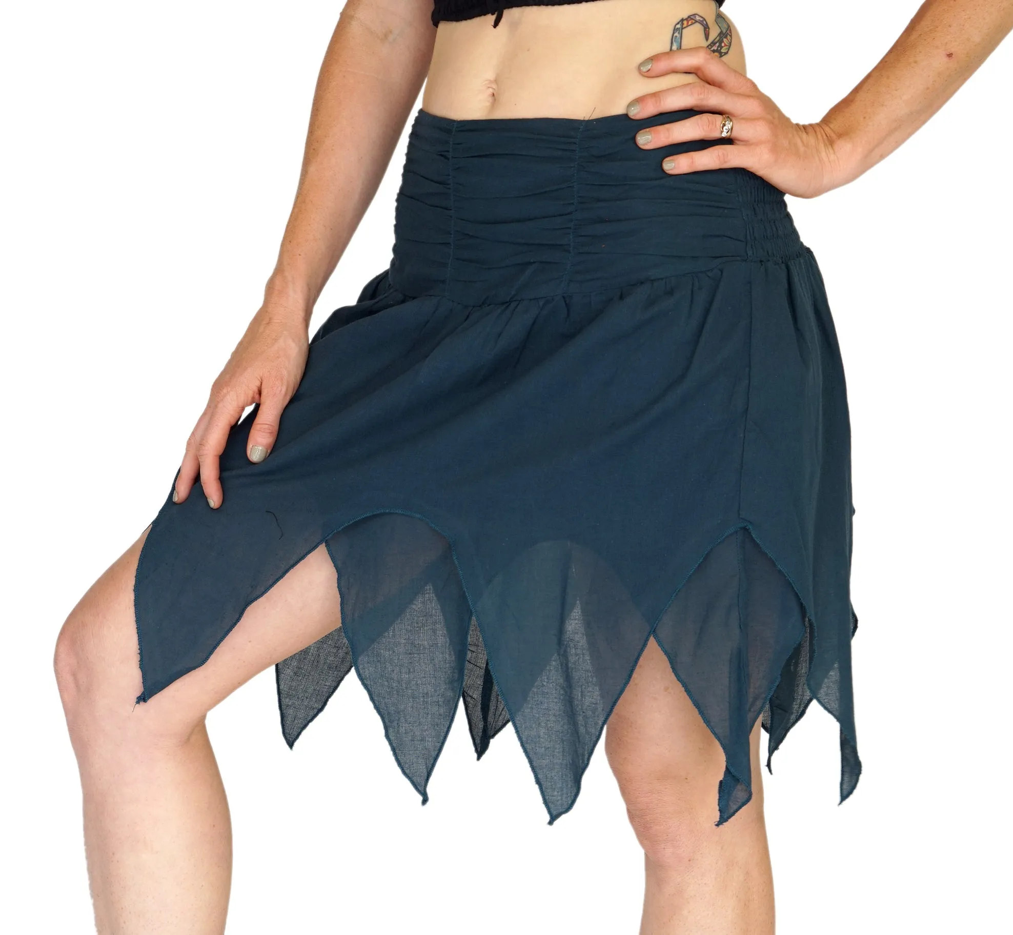 'Fairy' Pirate Pixie Skirt - Teal