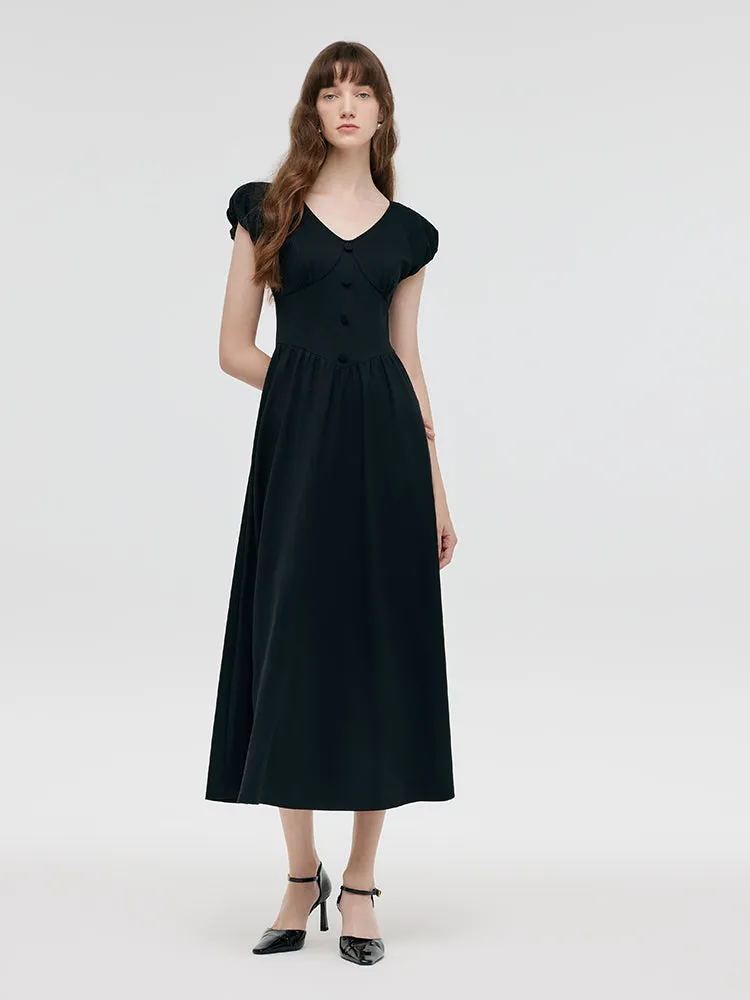 Figure Flattering Women Maxi Dress