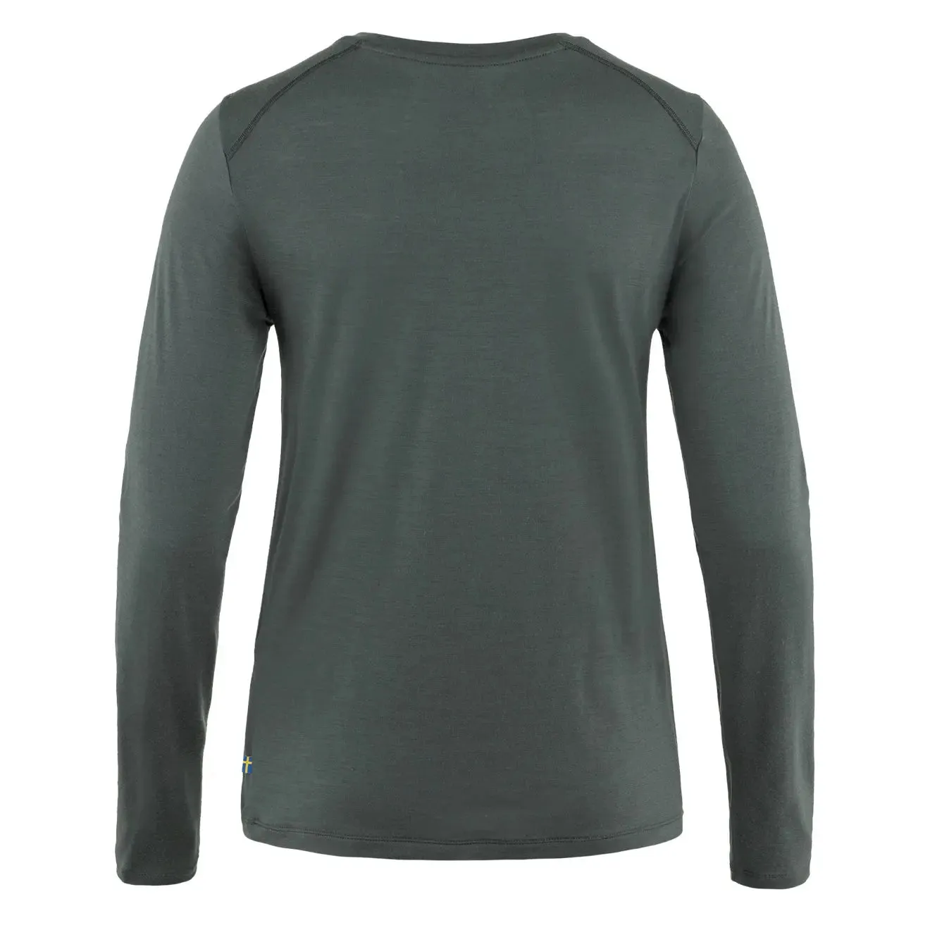 Fjallraven Womens Abisko Wool LS Base Layer T-Shirt Basalt