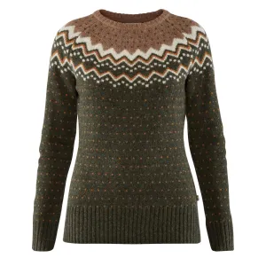 Fjallraven Womens Ovik Knit Sweater Deep Forest