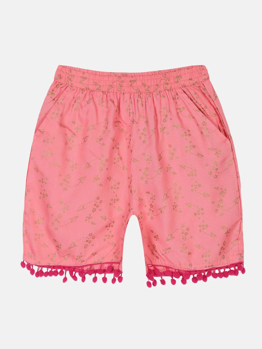 Girls AOP Print Shorts