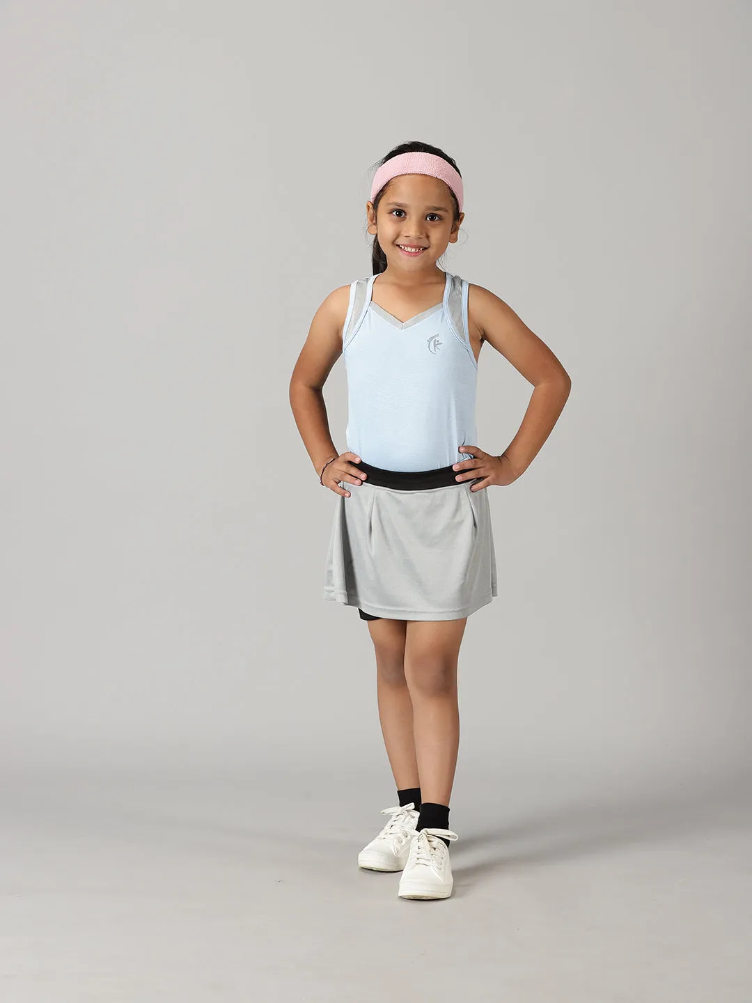 Girls Polyester Skort