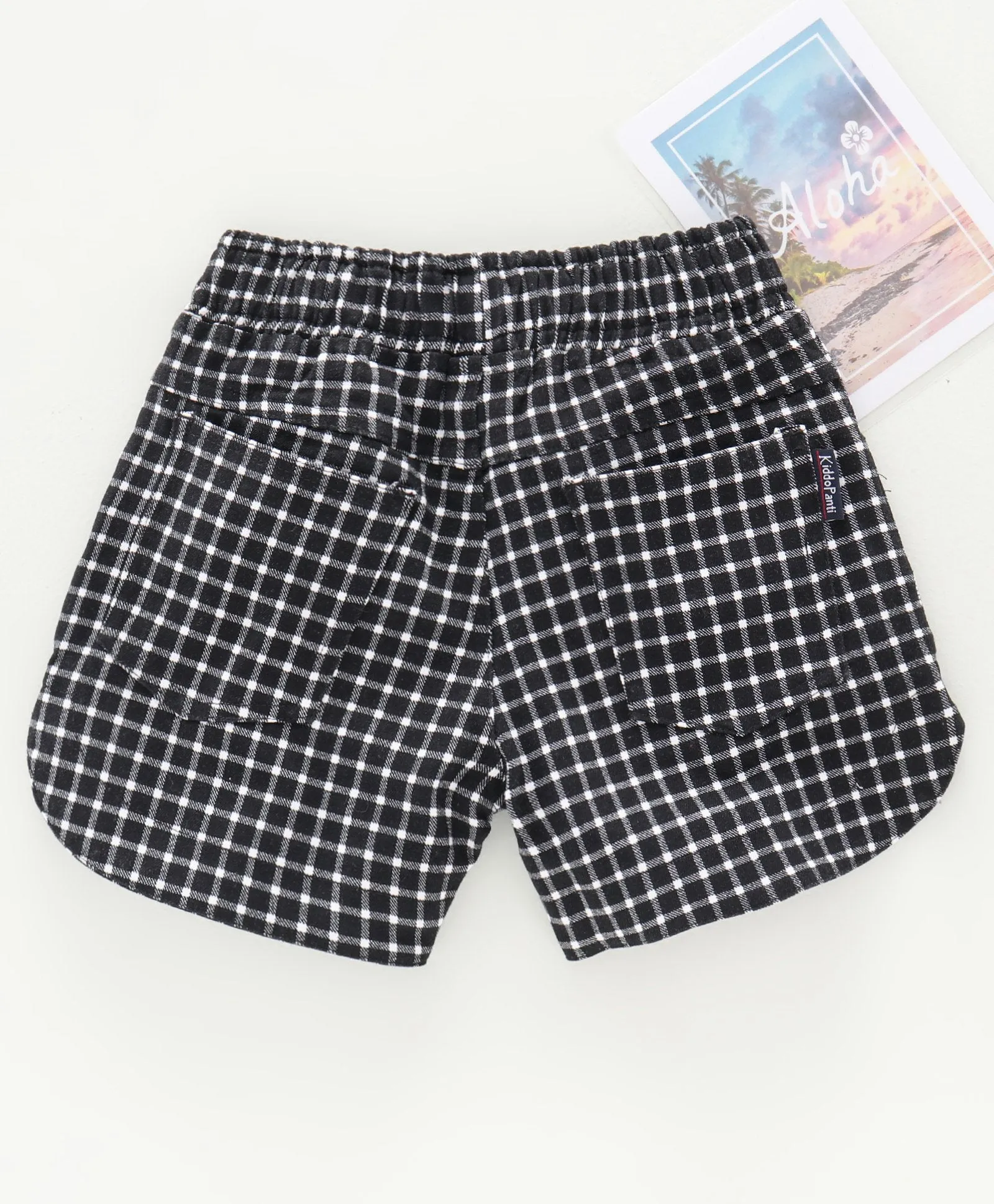 Girls Stretchable Cotton Shorts