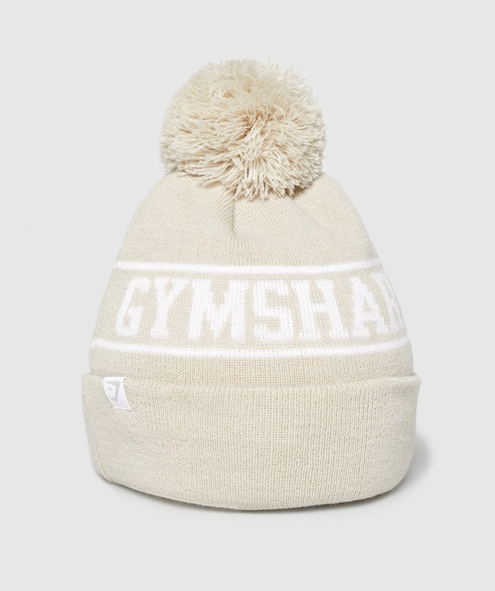 Gymshark New Era GS Tab Beanie - Sand