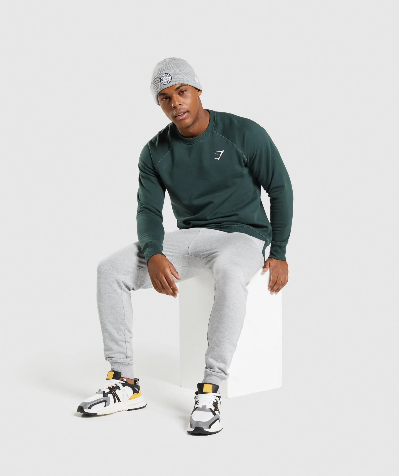 Gymshark  New Era Legacy Cuff Knit - Grey