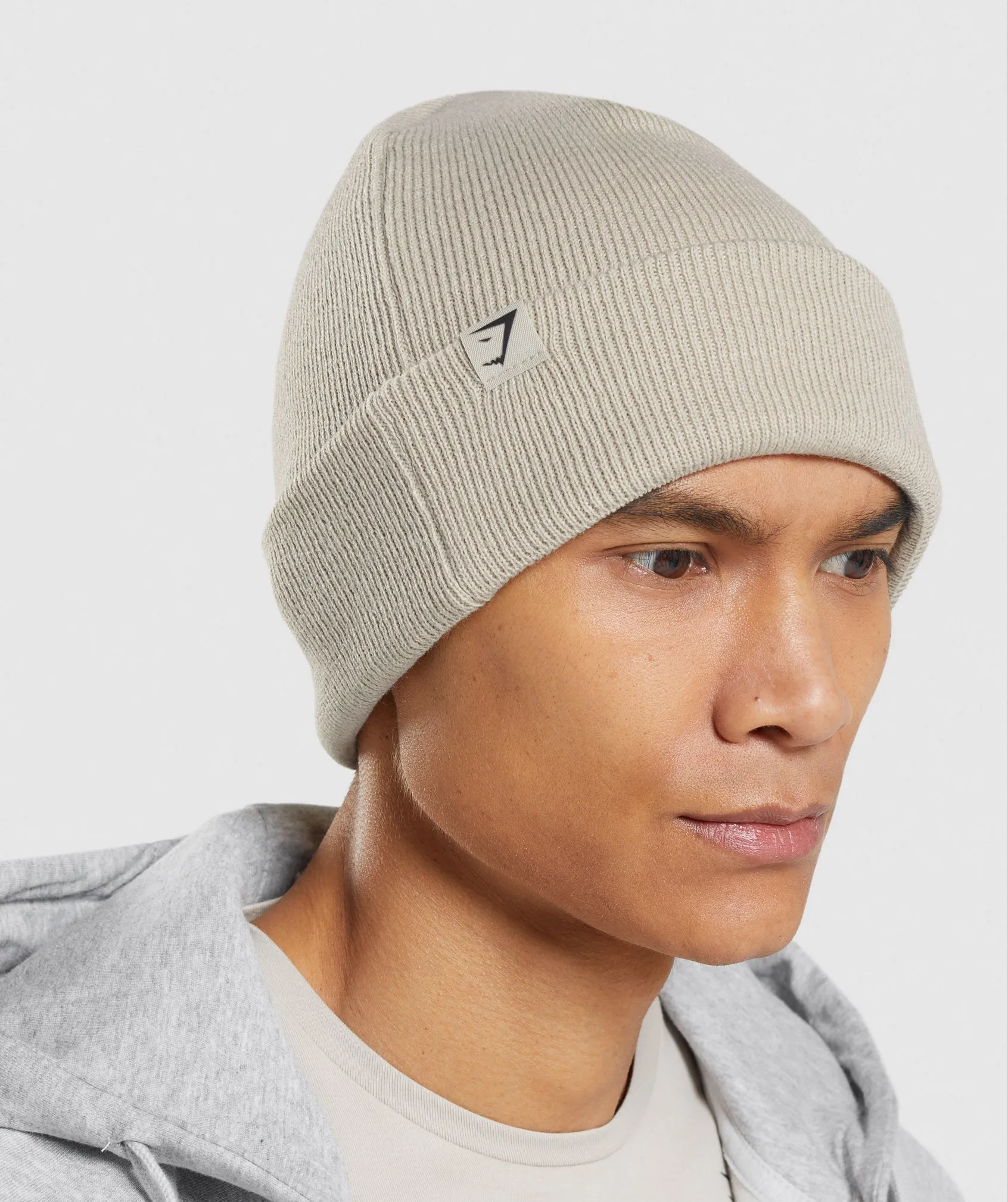 Gymshark New Era Sharkhead Cuff Knit - Grey