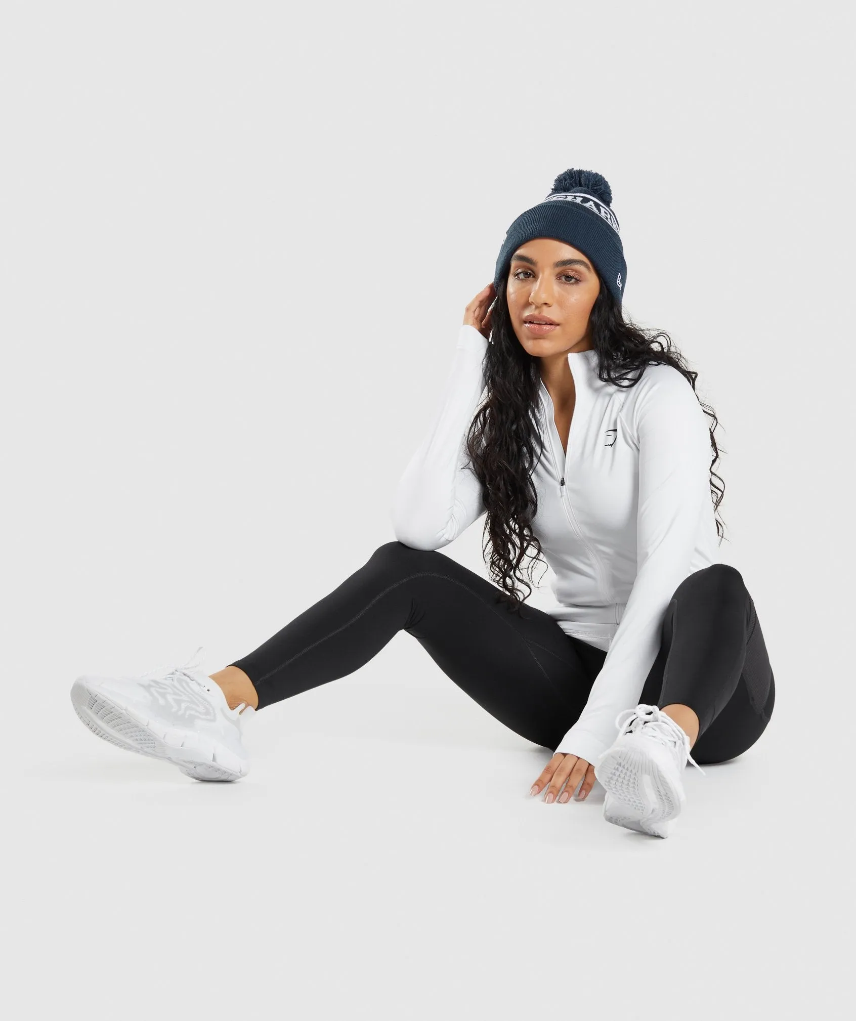 Gymshark New Era Tab Beanie - Blue