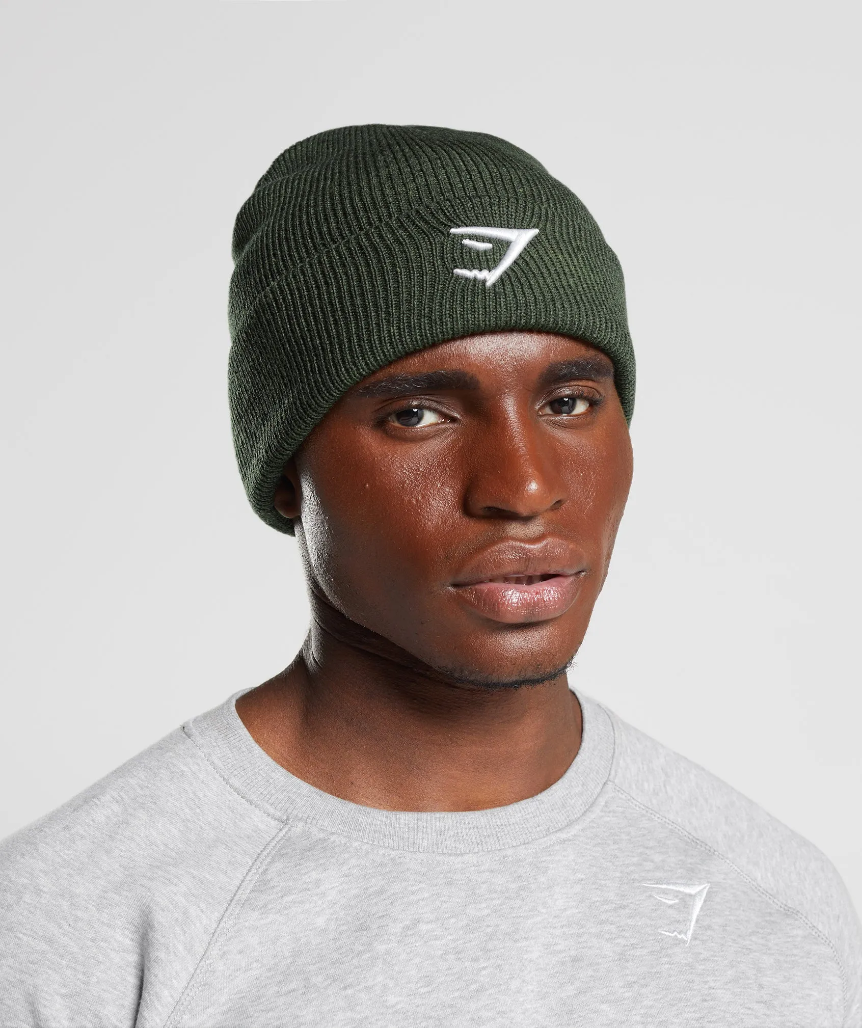 Gymshark Sharkhead Beanie - Moss Olive