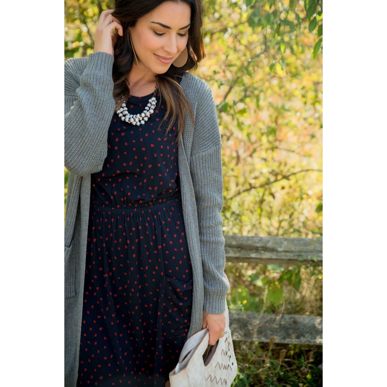 Knit Boyfriend Tunic Cardigan