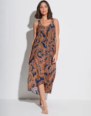 Memory Maxi Dress - Sunset Navy