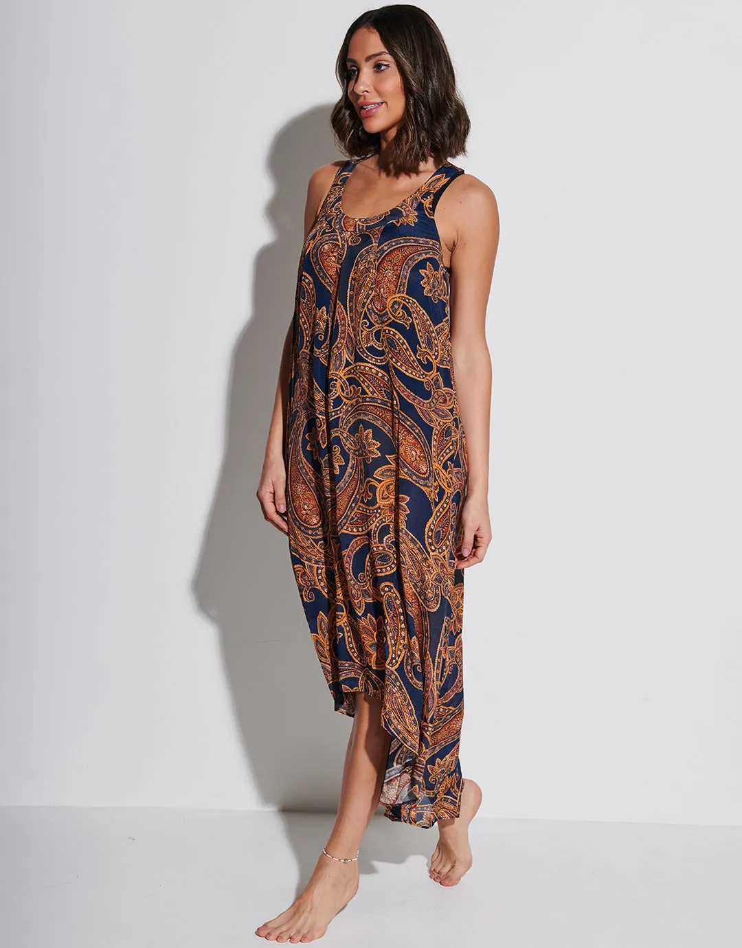 Memory Maxi Dress - Sunset Navy