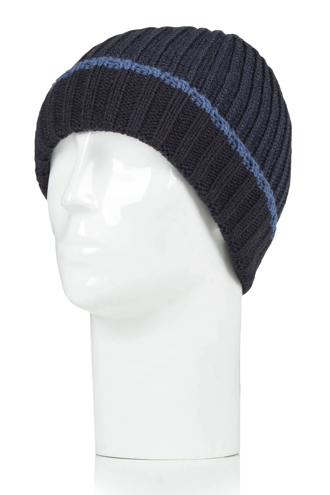 Men's Mark Rib Knit Chunky Twist Hat