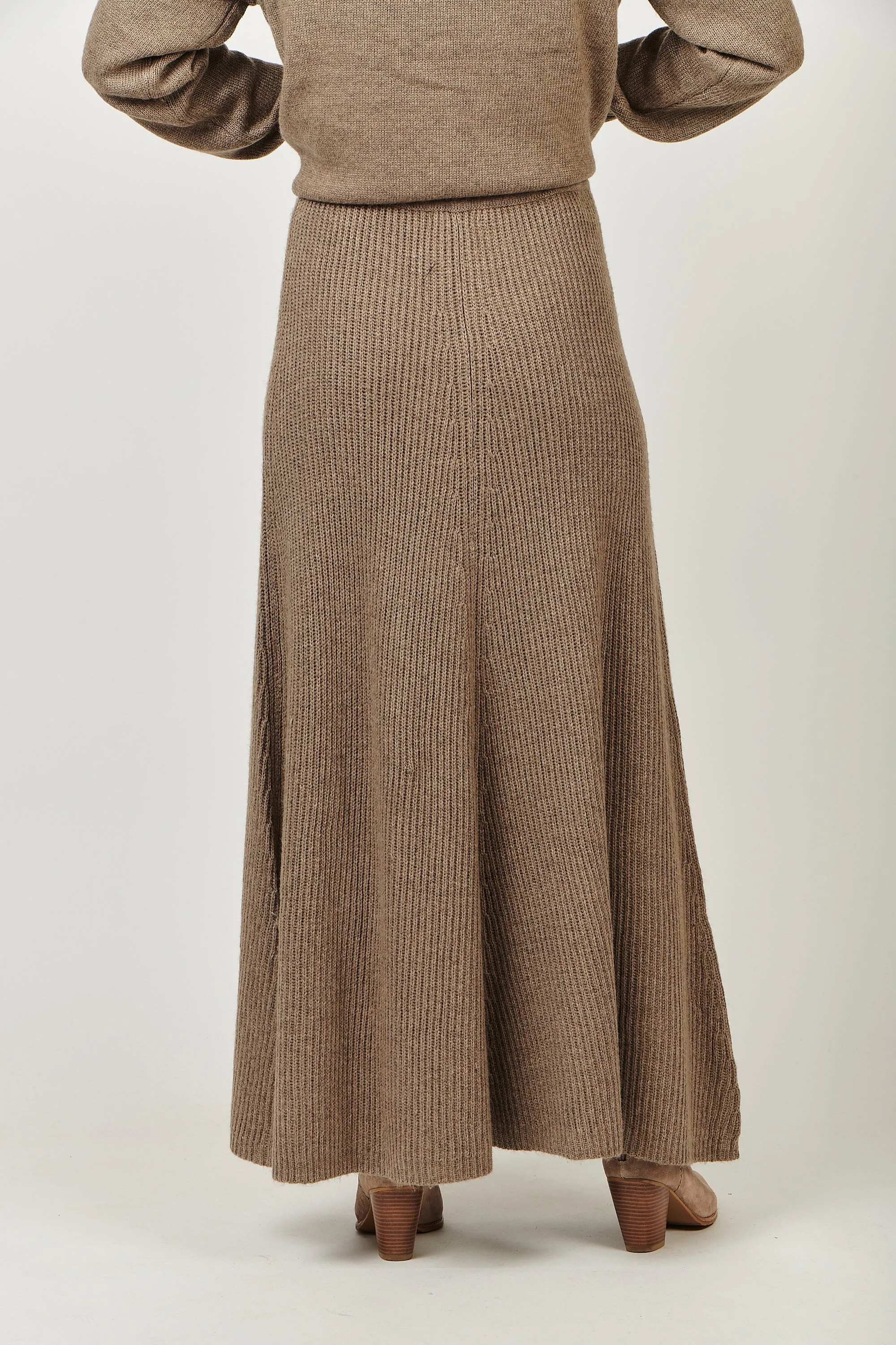 Olive et Julie - Cashmere Blend Skirt Khaki