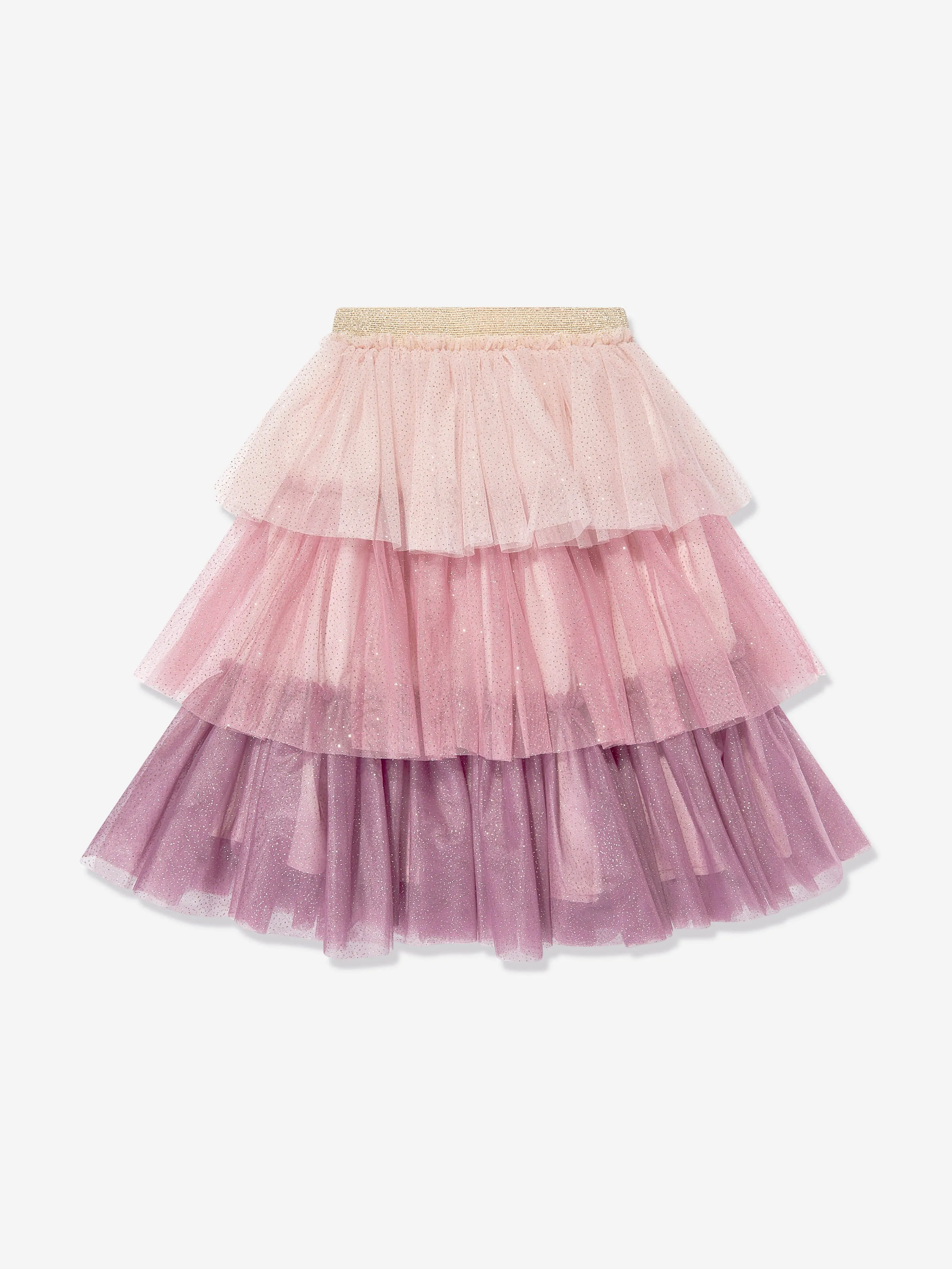 Patachou Girls Tulle Skirt Set in Multicolour