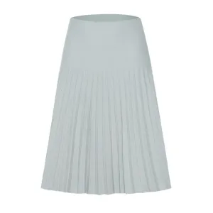 Pleated Skirt Heather Grey by Mia Mod