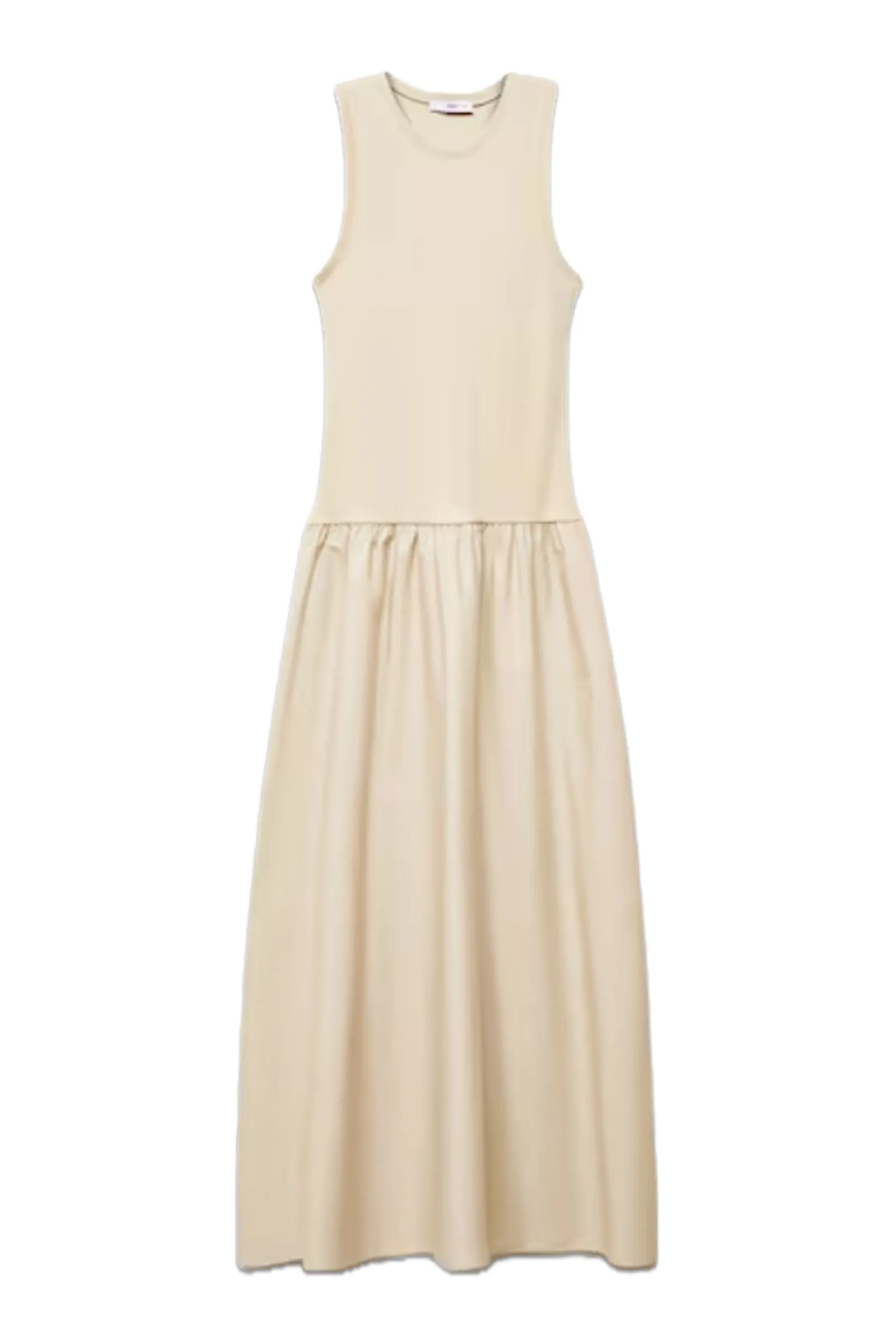 Sand A-Line Dress