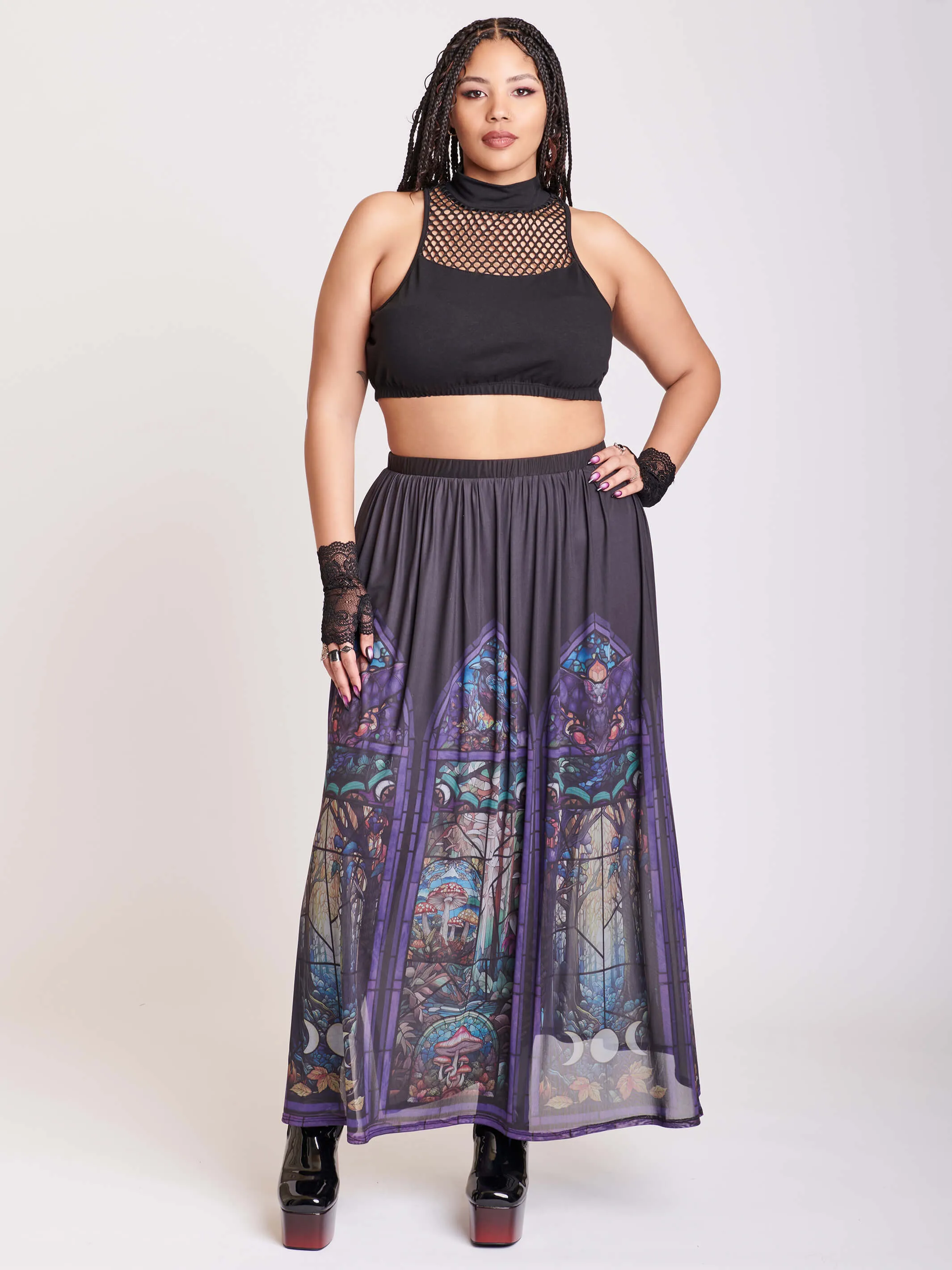 Stained Glass Maxi Skirt