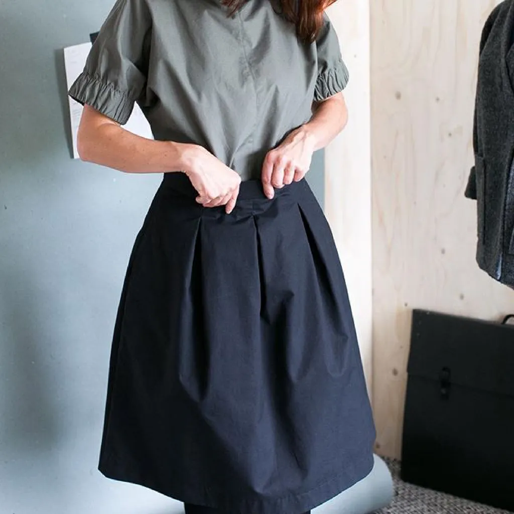 THE ASSEMBLY LINE • Three Pleat Skirt Sewing Pattern (XS - L)