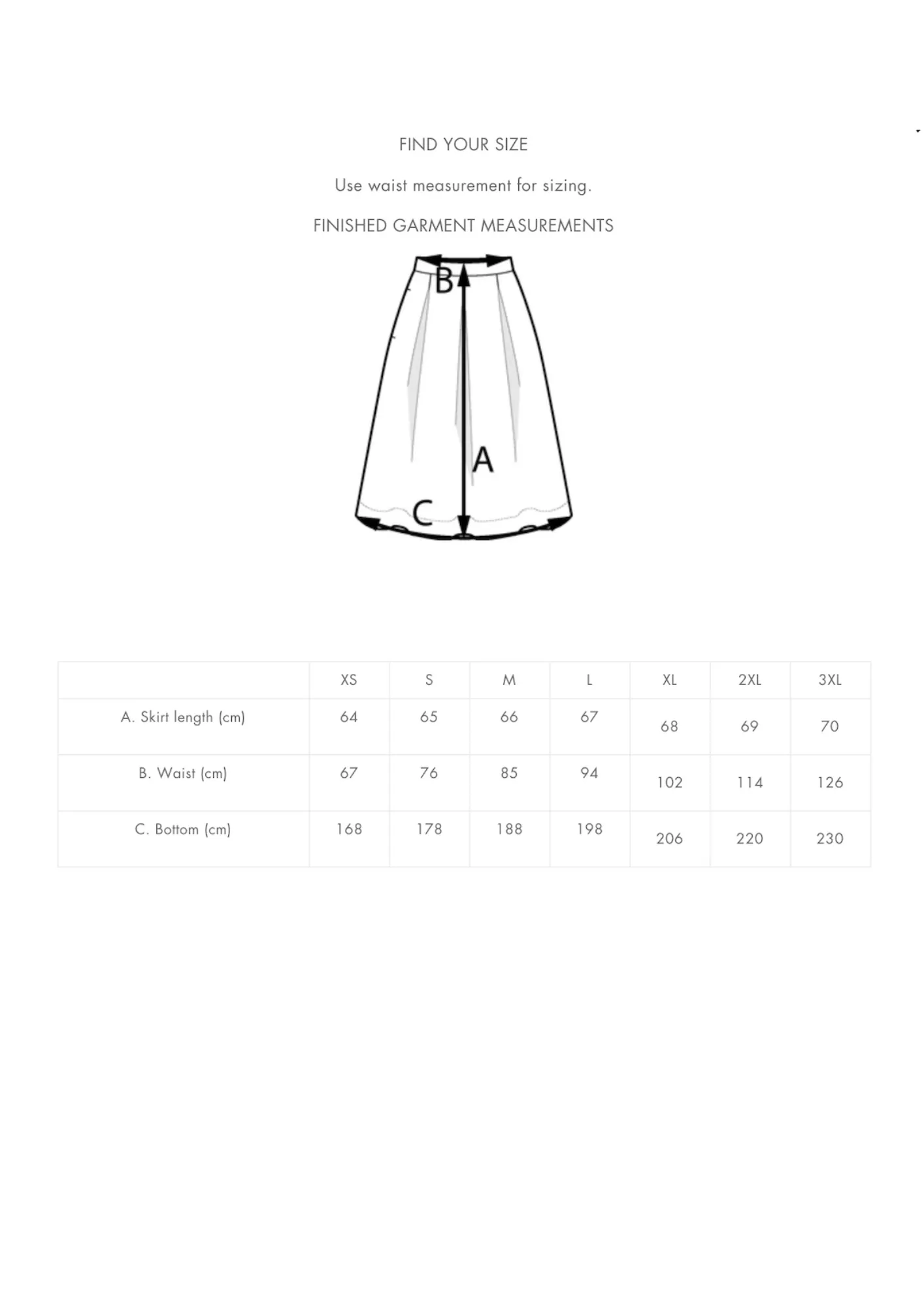 THE ASSEMBLY LINE • Three Pleat Skirt Sewing Pattern (XS - L)