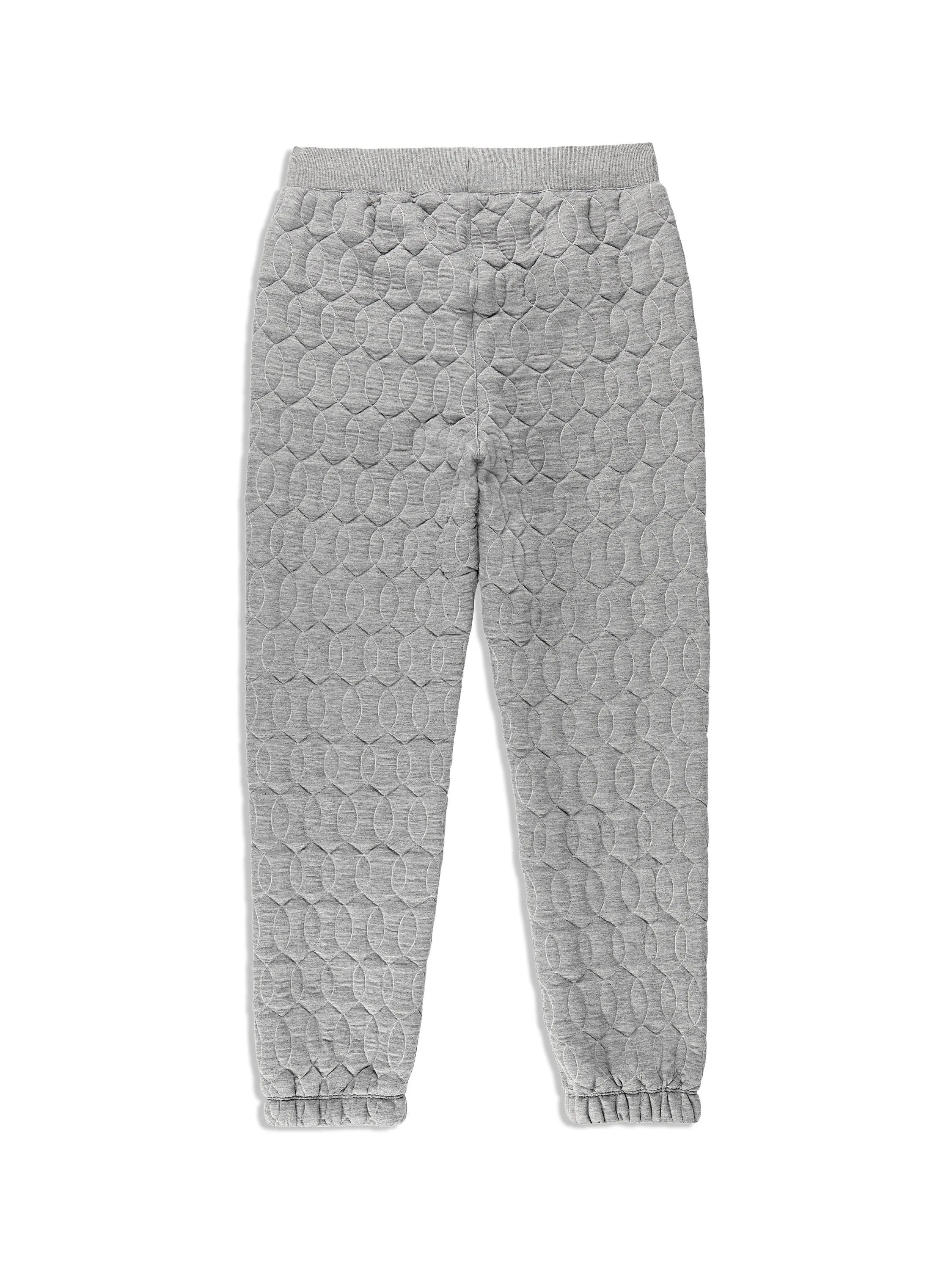 Women's Aversa Quilted Sweatpant- Heather Grey